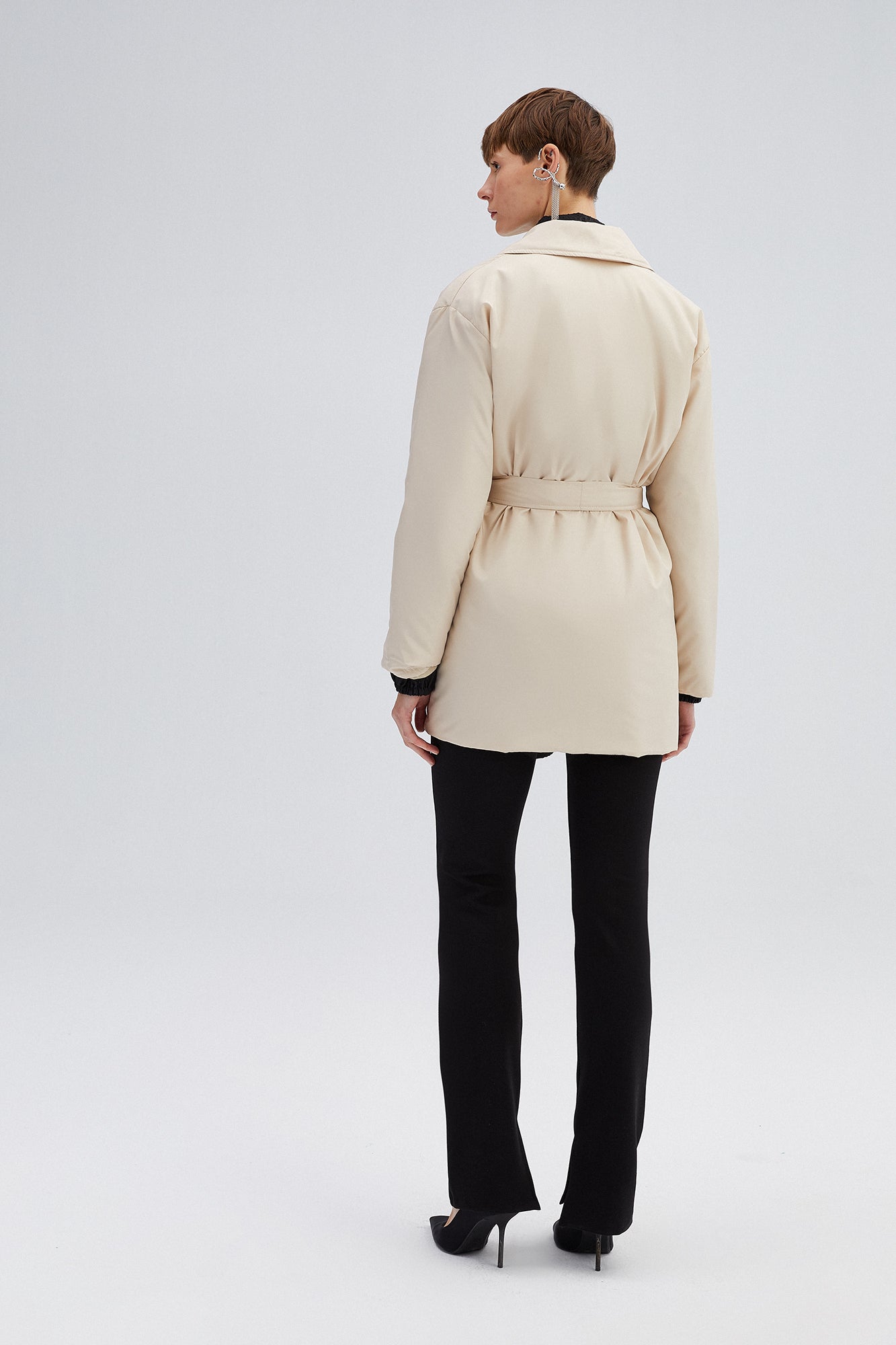 BELTED THIN COAT