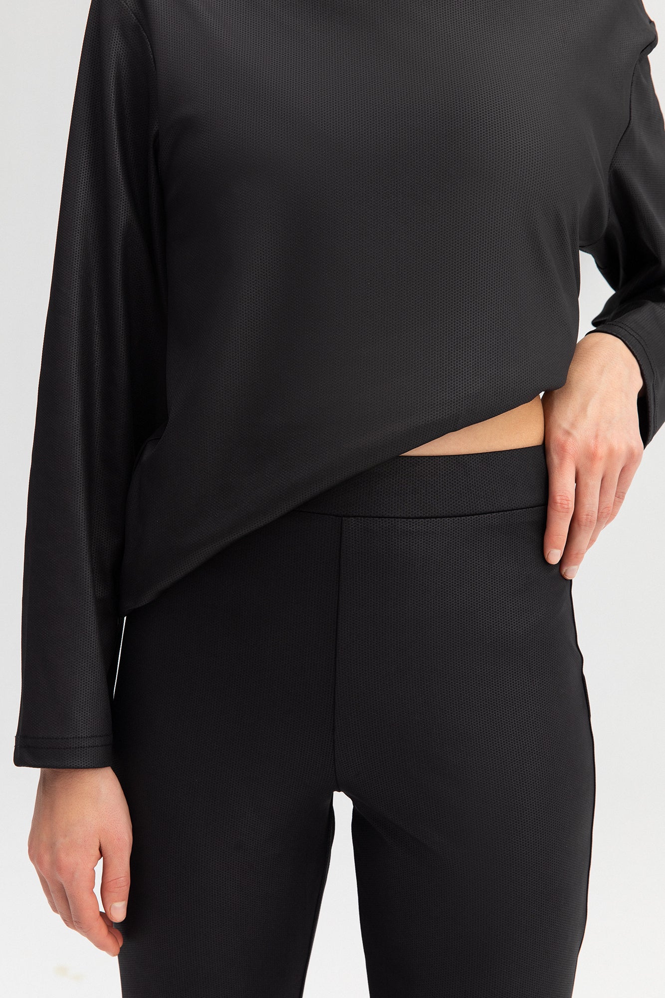 NECKBAND TUNIC TIGHT SET