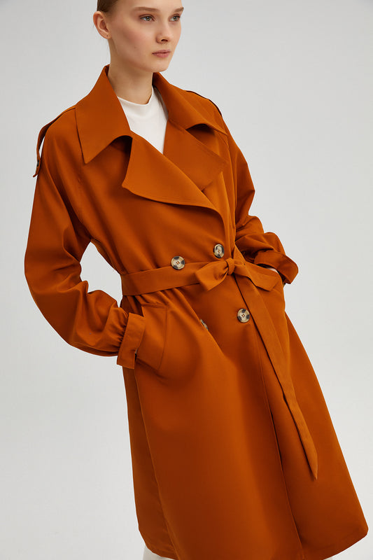 DOUBLE BREASTED TRENCHCOAT
