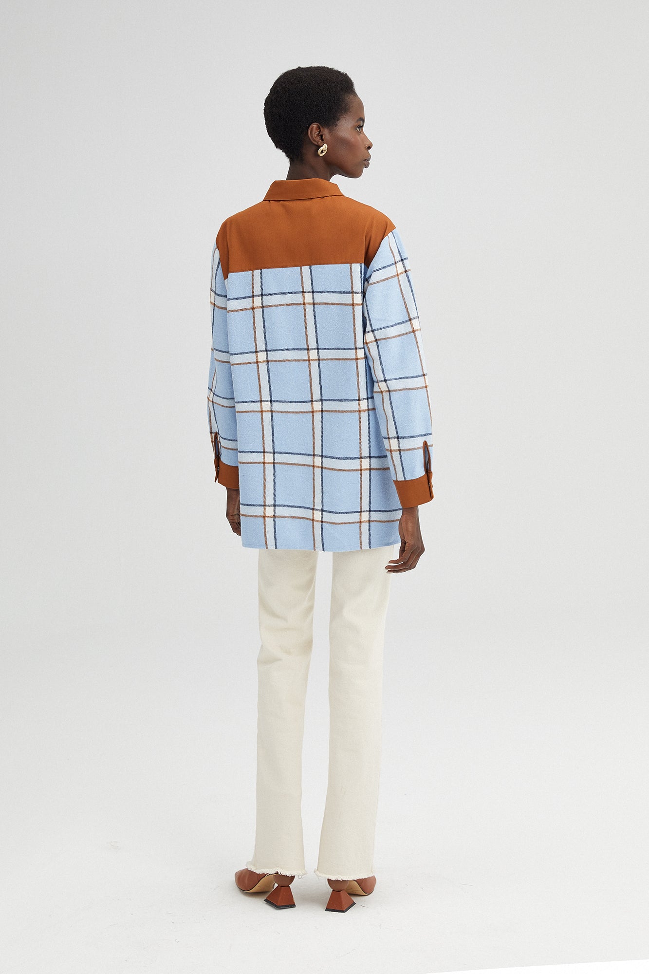 PLAID SHIRT WITH GRIPPER