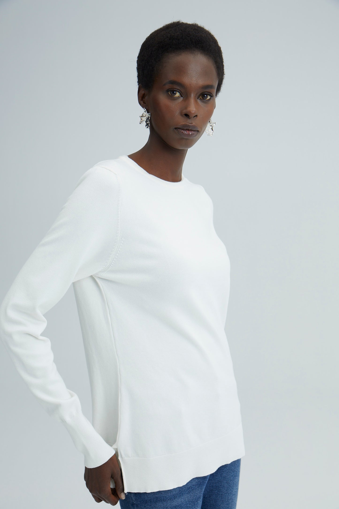 BASIC KNITTING SWEATER