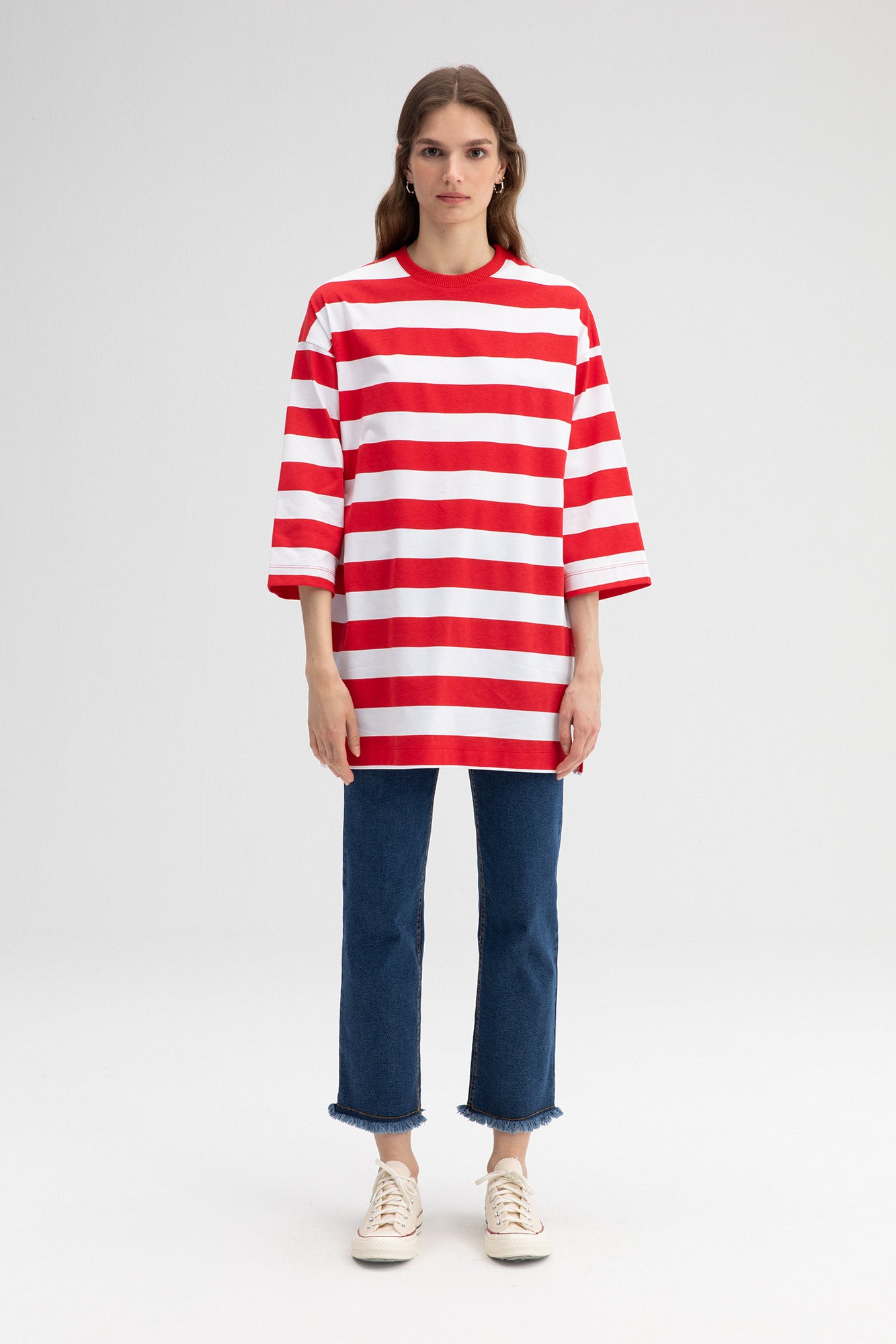 STRIPE OVERSIZE T-SHIRT