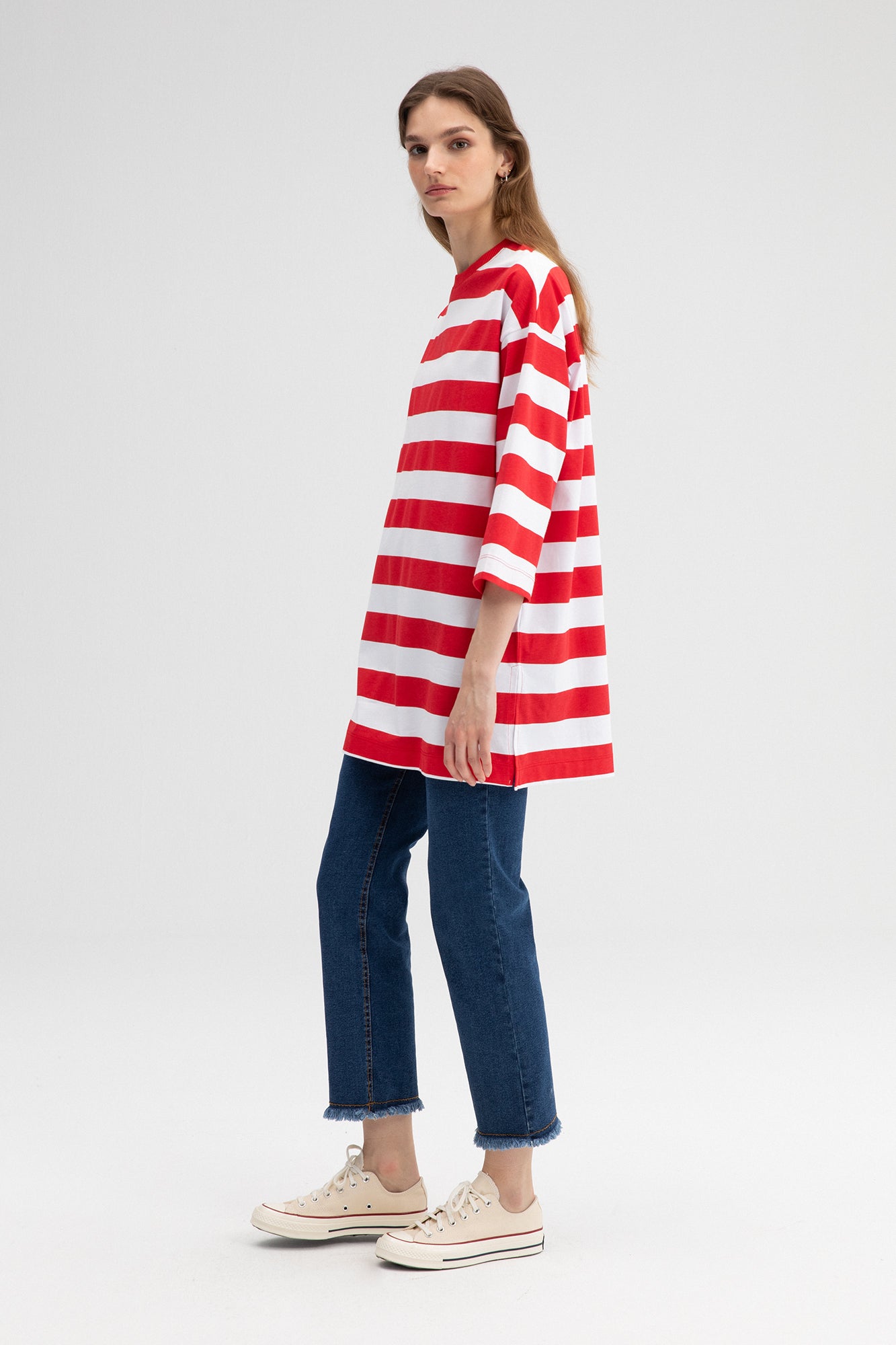 STRIPE OVERSIZE T-SHIRT