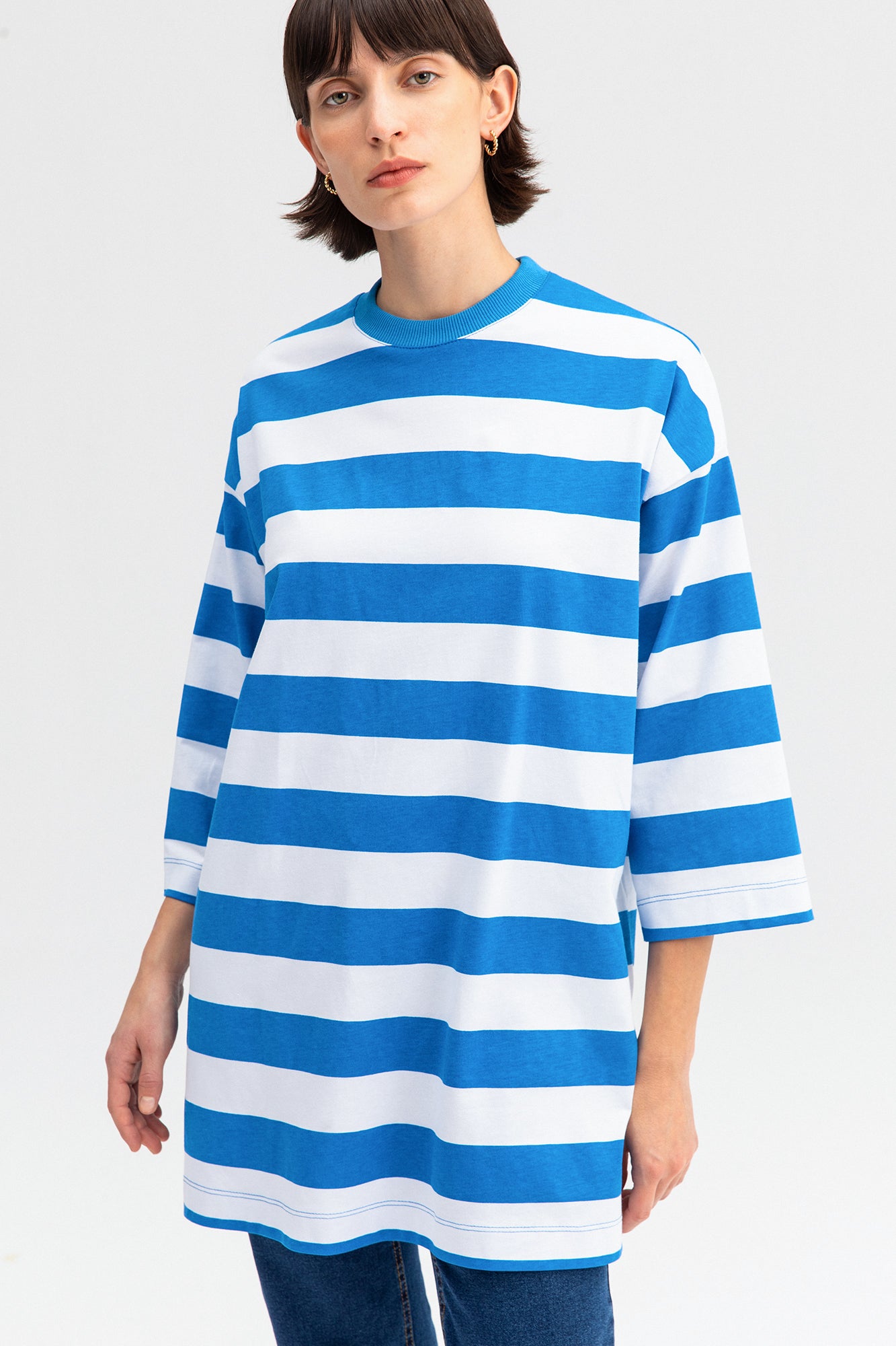 STRIPE OVERSIZE T-SHIRT