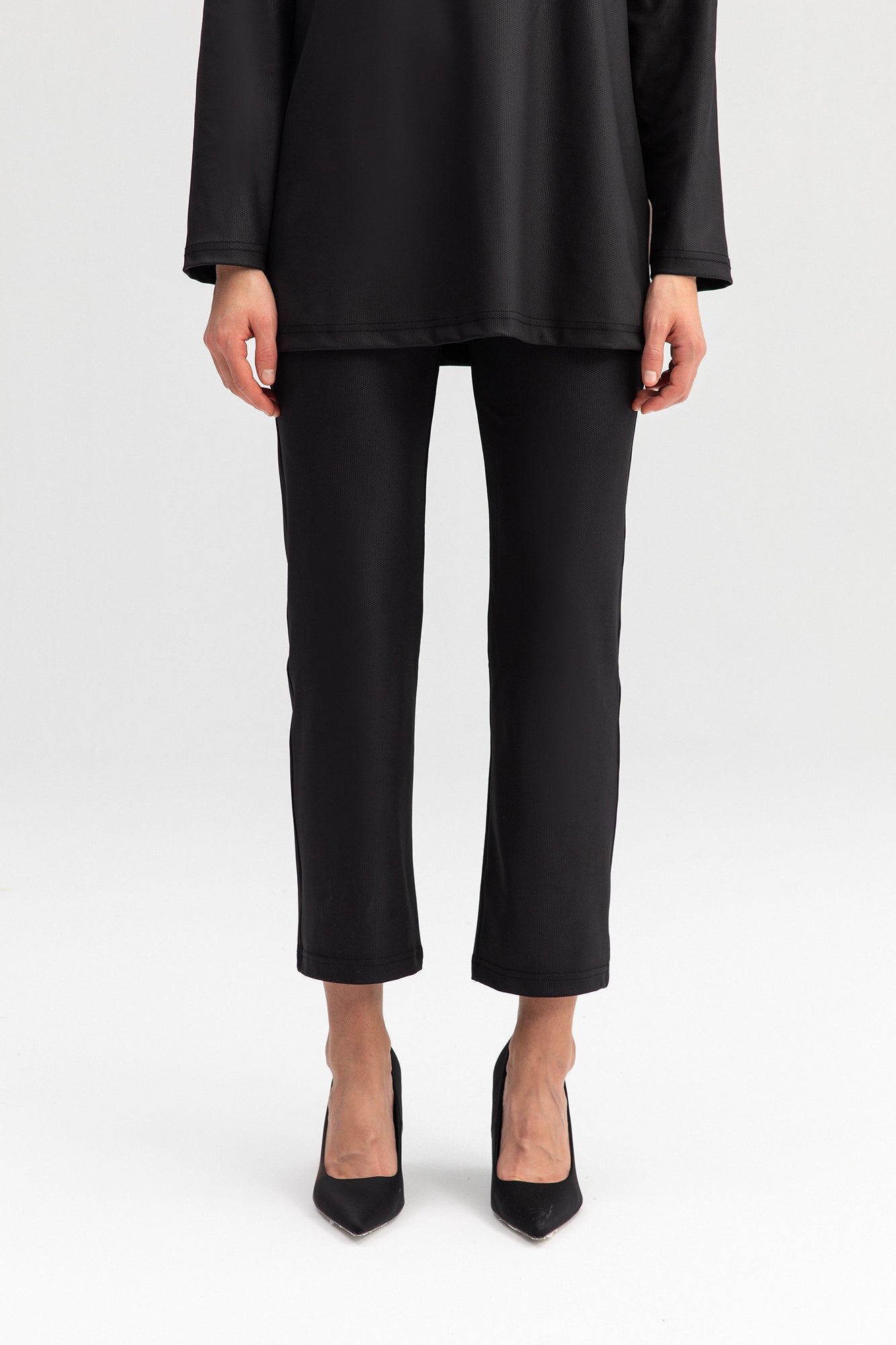 NECKBAND TUNIC TIGHT SET
