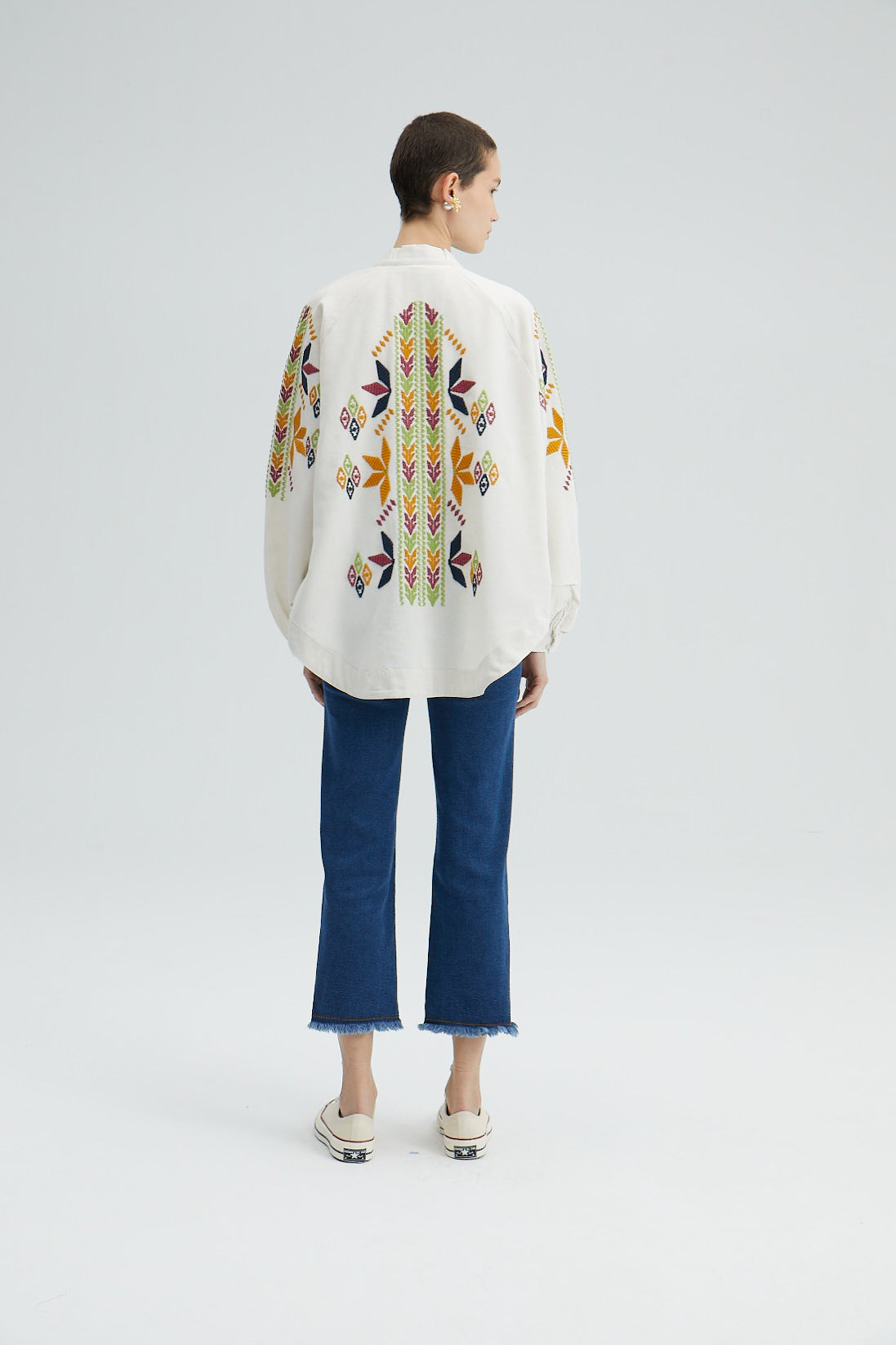 EMBROIDERED KIMONO JACKET