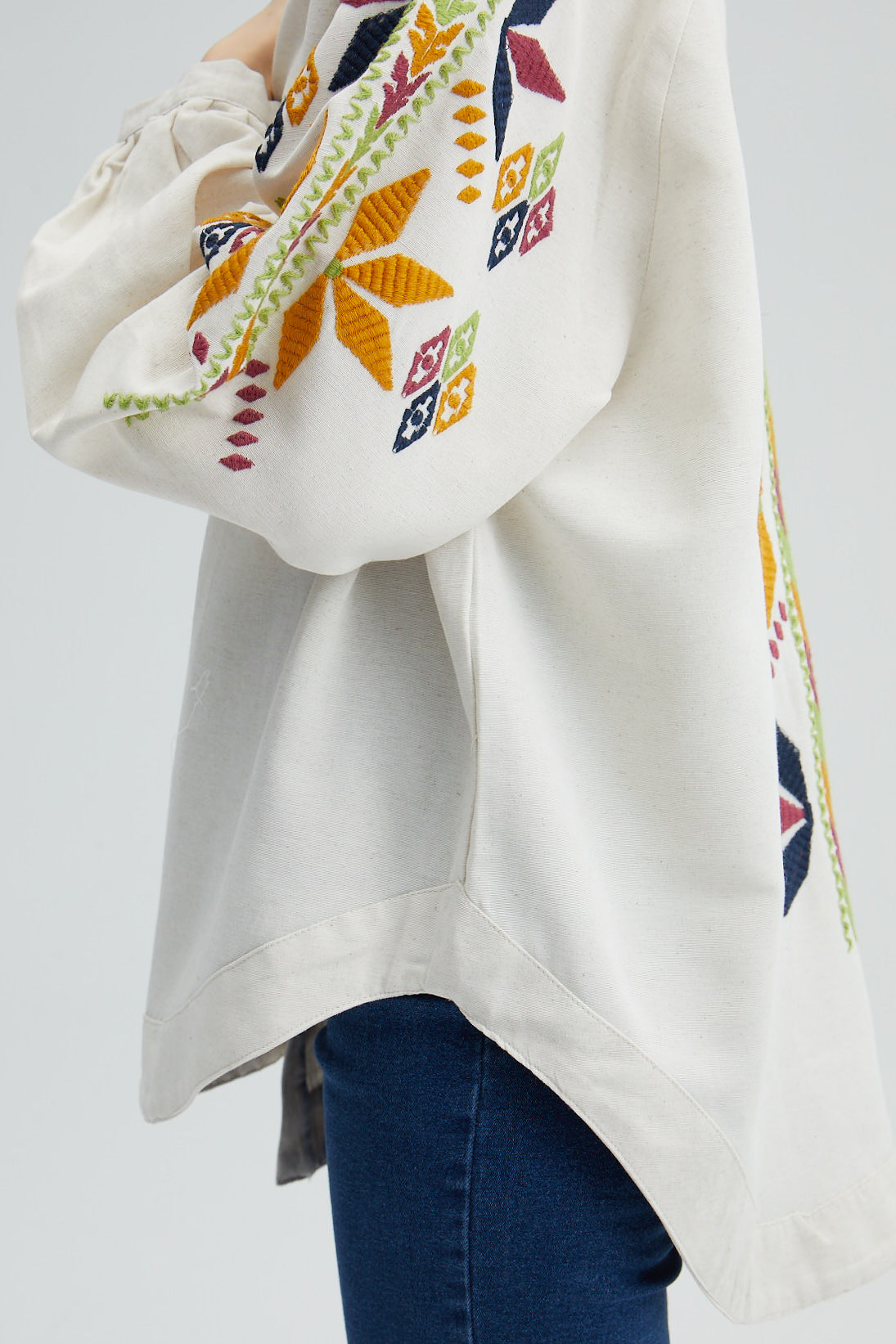 EMBROIDERED KIMONO JACKET