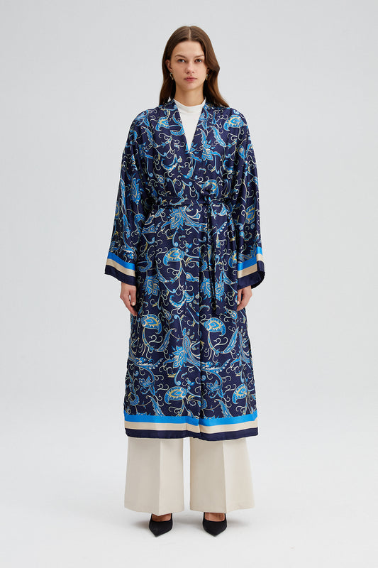 PAISLEY PRINT KIMONO