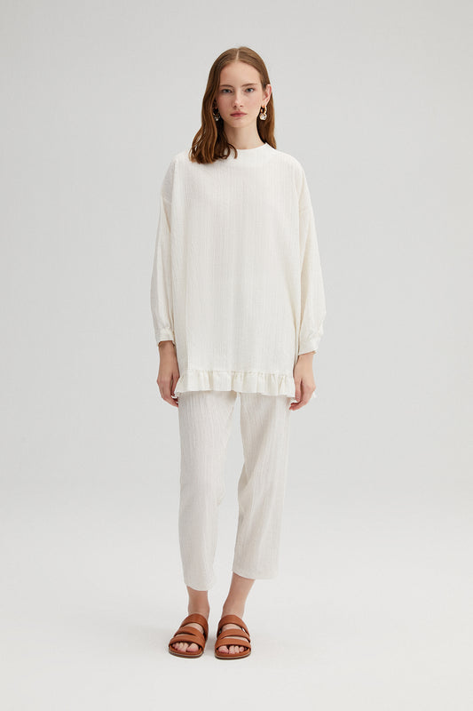 RUFFLED TUNIC SET
