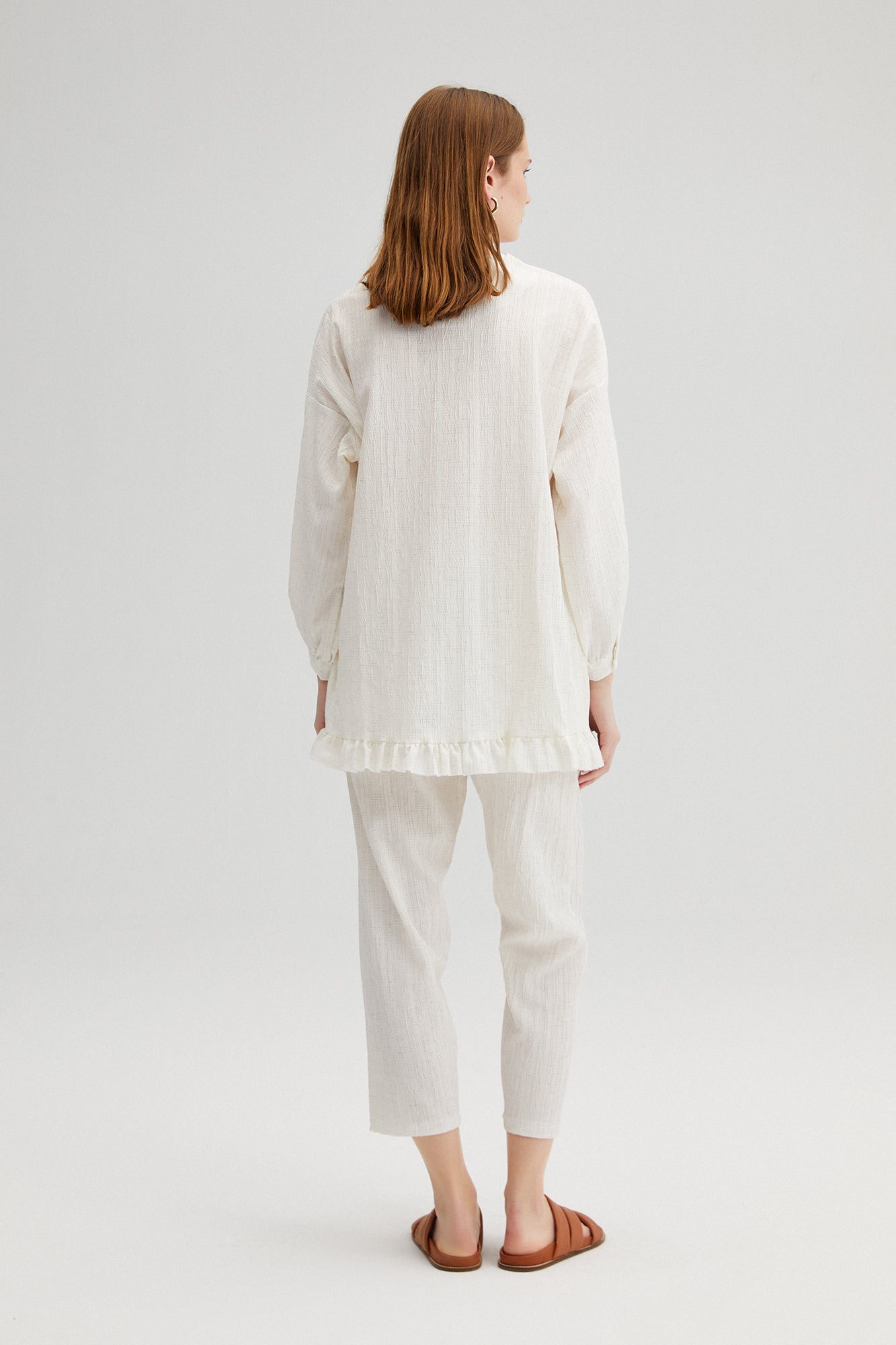 RUFFLED TUNIC SET