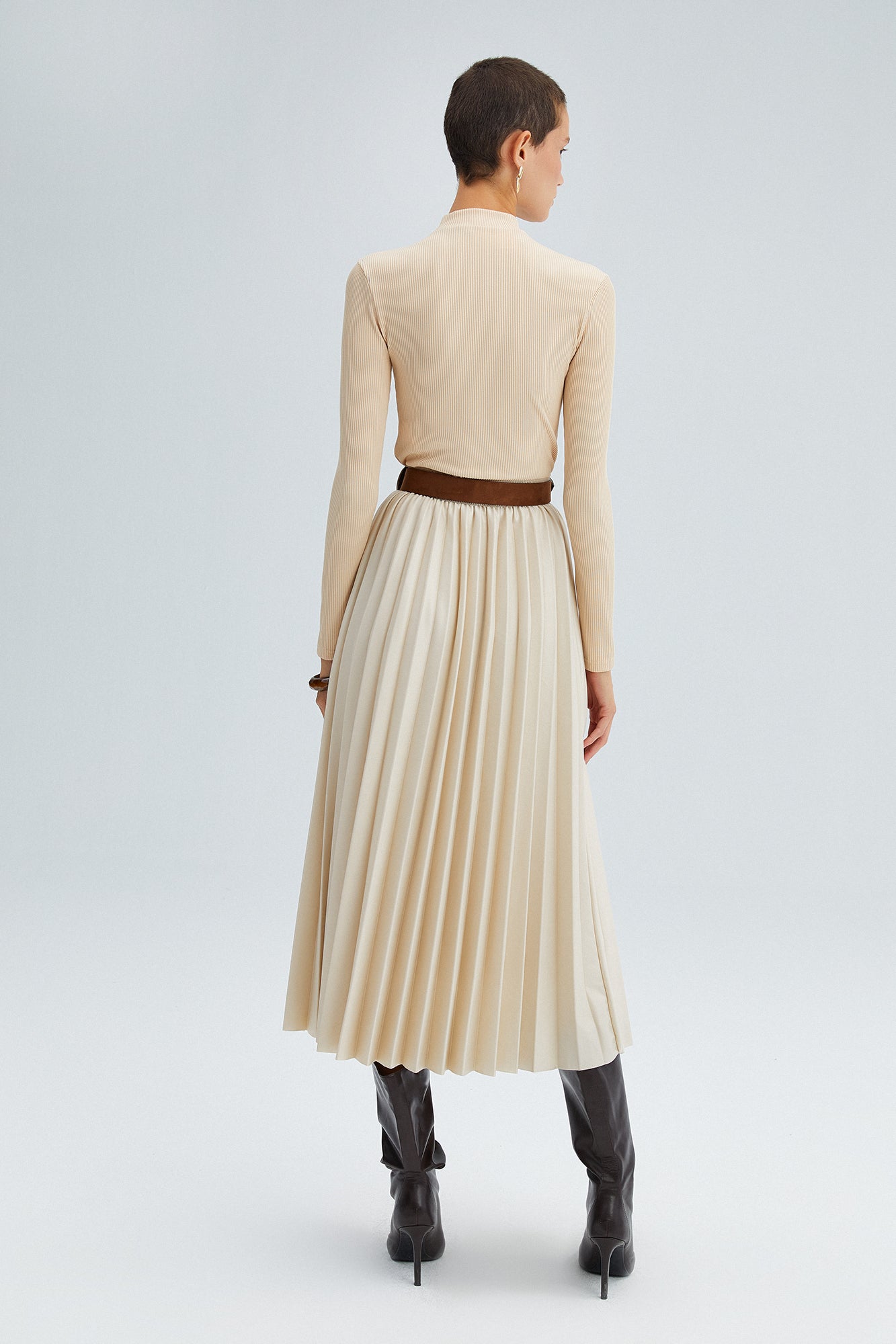 PLEATED SKIRT